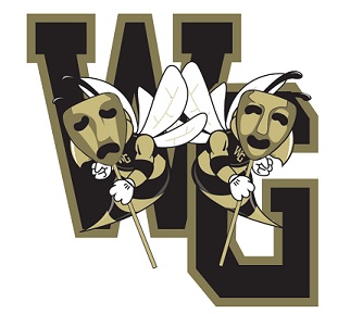 WGHS Theatre Logo: WG hornets wearing drama comedy/tragedy masks WGHS Theatre Logo: WG hornets wearing drama comedy/tragedy masks